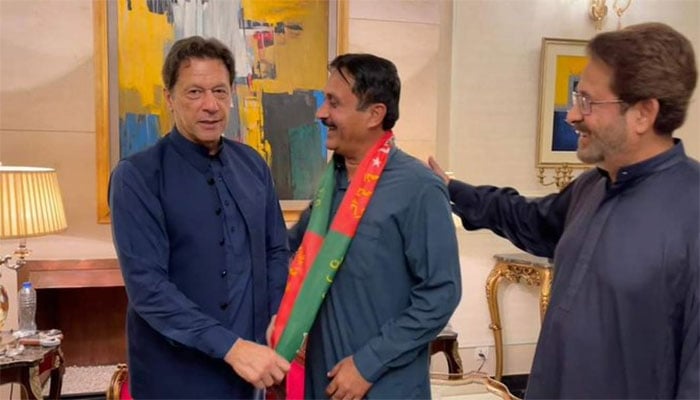 Former Member of National Assembly Jamshed Dasti joins PTI Photo Twitter