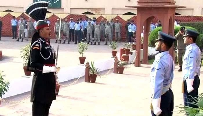 Changing of the Guards Ceremony at Mazar-i-Iqbal —File photo