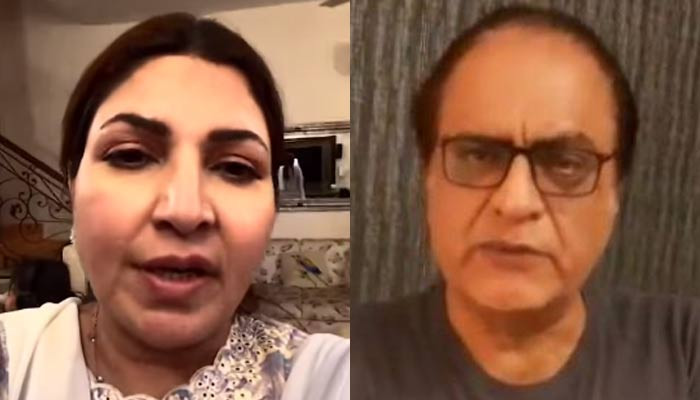 Actress Shaughta Ejaz's strong reaction to spreading rumors of Mehmood Aslam's death