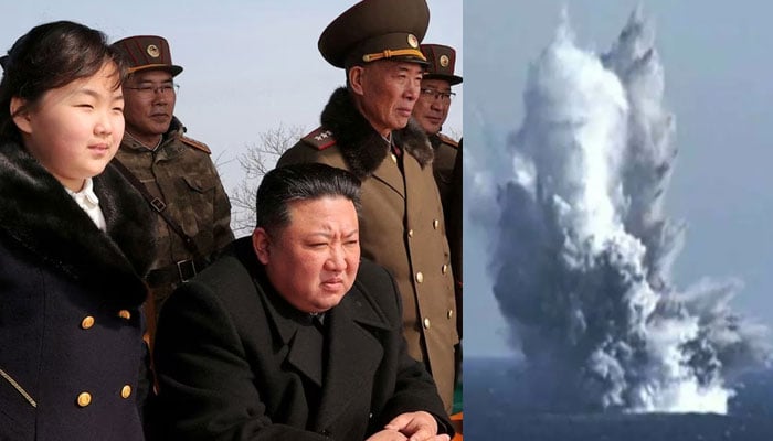 North Korea Tests New Nuclear-Capable Undersea Attack Drone File photo