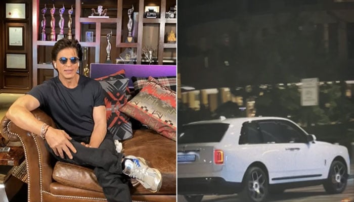 Who entered Shah Rukh Khan's house in a car worth 10 crores? Photo courtesy of Twitter