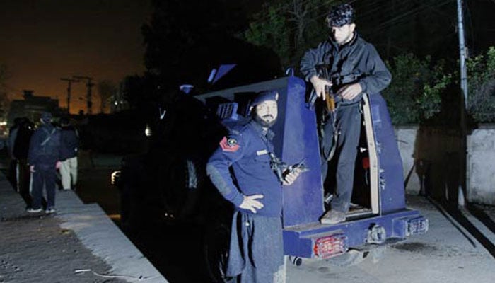 Lucky Marwat, terrorists attack on police post, 4 officials including DSP injured File photo