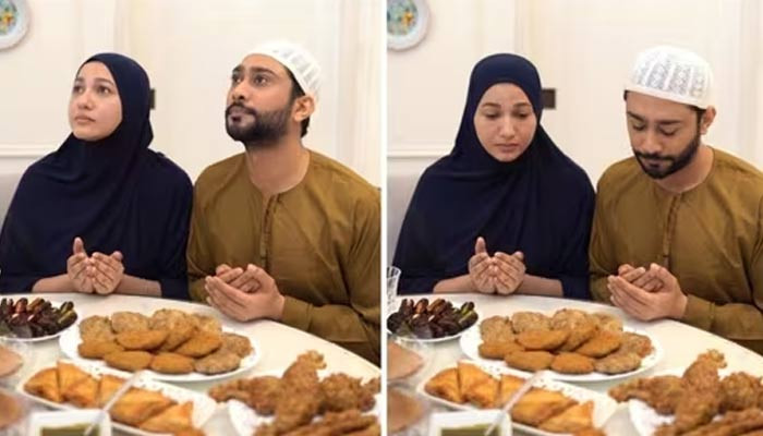 Gauhar Khan, anxiously waiting for Iftar at Zayd Darbar