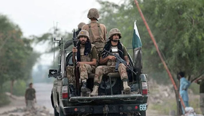 Exchange of fire with terrorists, soldier martyred —File photo