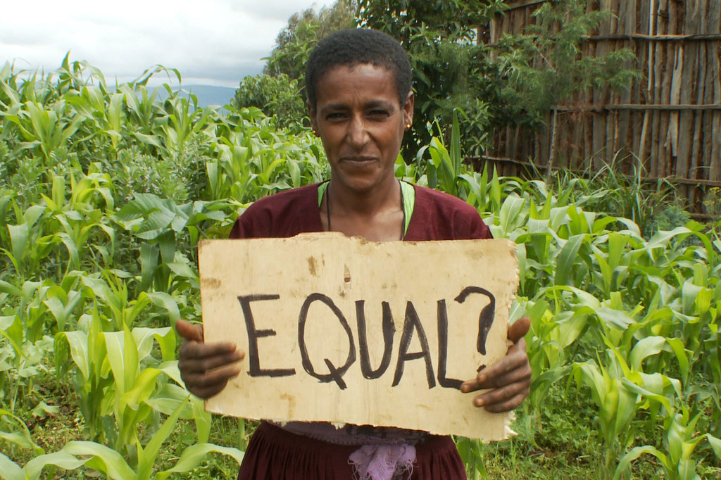 A farmer in Biresaw, Ethiopia.