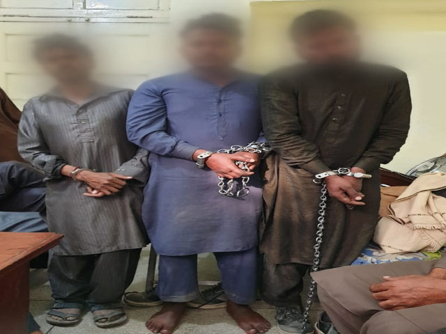 3 suspects arrested for raping women during robbery in Gujranwala