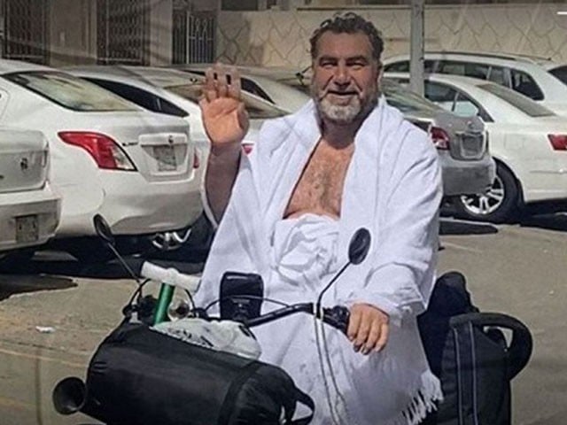 Shami-nejad died on his way to Makkah from Germany on his bicycle 53-year-old Ghazi Jassim of Syrian origin arrived in Makkah from Germany on a bicycle; Photo: File