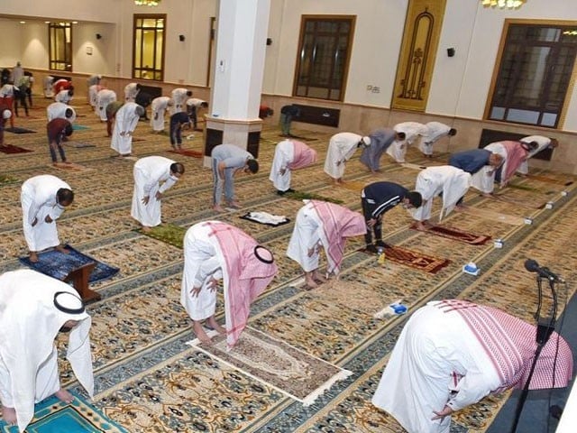Saudi Arabia; Taking pictures of worshipers in mosques is prohibited Images have been restricted to prevent serious error, spokesperson:photo:file