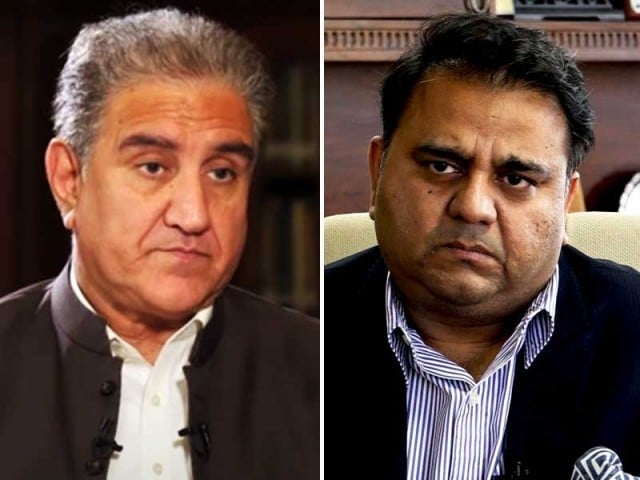 Another case registered against Tehreek-e-Insaf leader Fawad Chaudhry and Shah Mehmood Roadblocks, threats, inflammatory speeches and other provisions have been added to the case against the two leaders. Photo: File