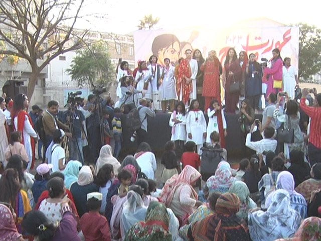 Organization of Aurat March in Karachi on the occasion of International Women's Day