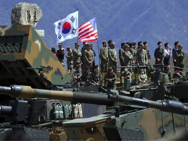 The beginning of the largest military exercises between the United States and South Korea The beginning of the largest military exercises between the United States and South Korea