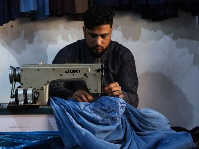The Taliban banned male tailors from making women's clothes Tailors say the ban will increase economic problems: Photo: File