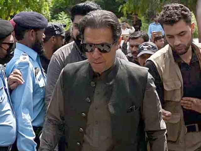 The application against Imran Khan's disqualification in the Tosha Khana case has been set for hearing