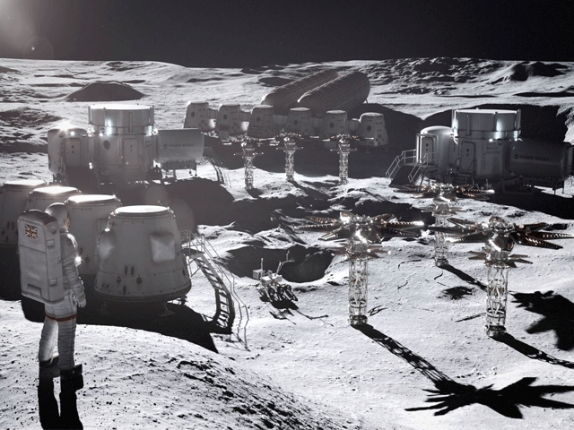A British company will build a nuclear reactor for human settlement on the moon photos; Internet