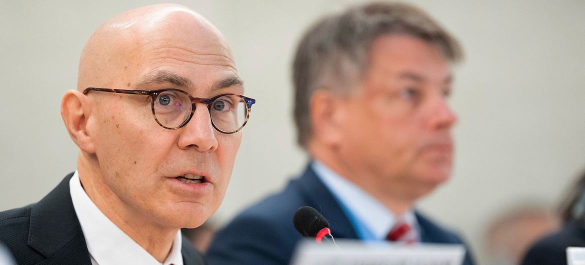 Volker Türk, High Commissionner for Human Rights addresses a biennial high-level panel on the death penalty.