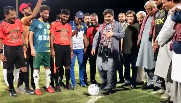 A big Ramadan football festival was organized in Karachi