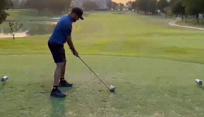 Babar Azam started playing golf during his break from cricket