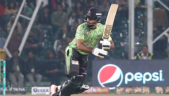 Fakhar Zaman completed a century of sixes in PSL