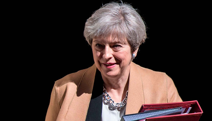 Former British Prime Minister Theresa May is busy writing a book