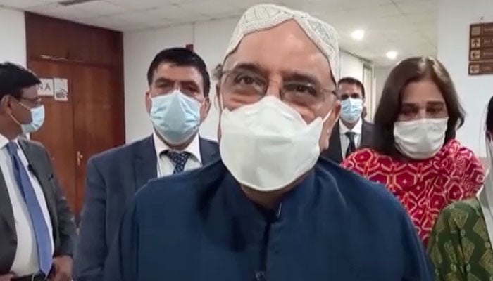 Former President Asif Zardari's health improved, sources