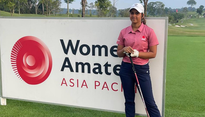 Hamna Amjad arrived in Singapore for the Women Amateurs Asian Pacific Golf Championship