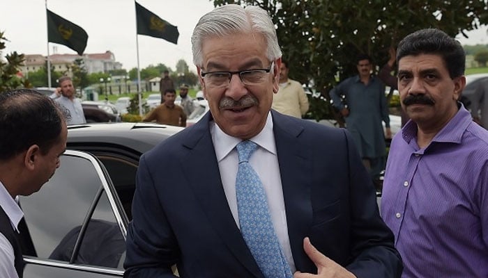 Imran Khan is a coward, he is afraid of going to jail, Defense Minister Khawaja Asif