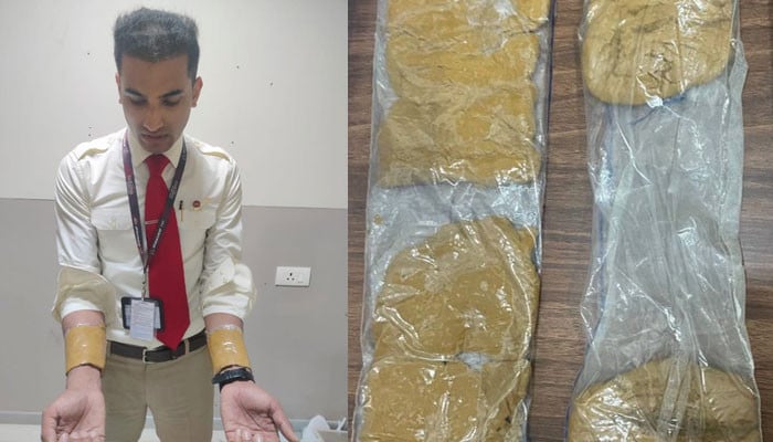 Indian Airline employee's attempt to smuggle gold failed