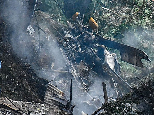 Indian army helicopter crashed;  Fear of casualties