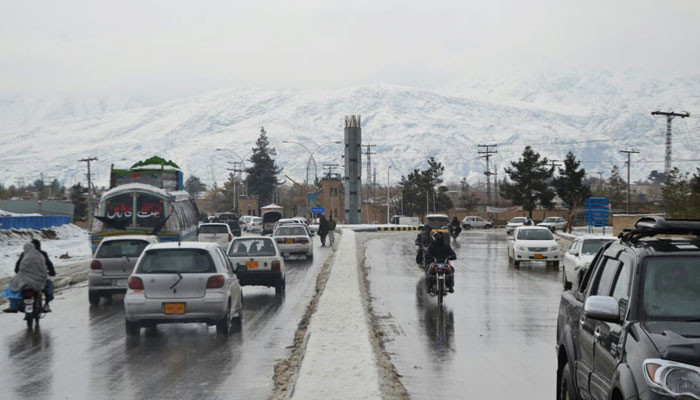 Intermittent rain in different districts of Balochistan