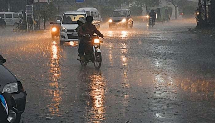 Intermittent rain in some areas of Punjab, KP