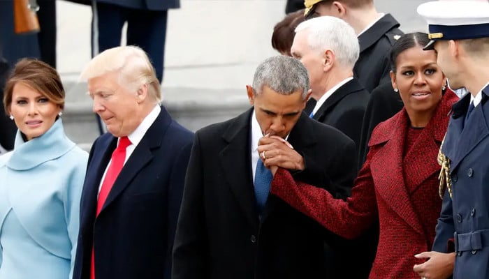 Michelle Obama cried for 30 minutes at Donald Trump's inauguration