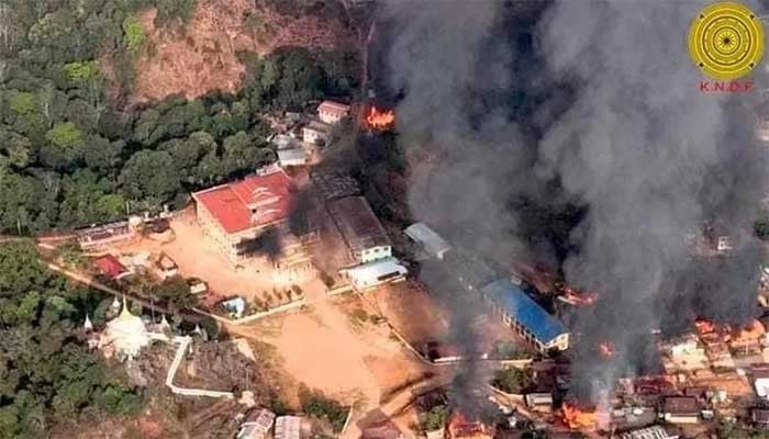 Myanmar army attacked the monastery, more than 28 people were killed