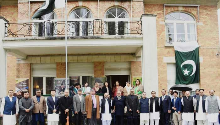 Pakistan Day was celebrated in the embassy with traditional patriotic spirit