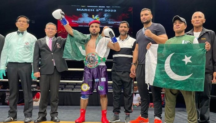 Pakistani Shaheer Afridi won the Asian Continental title by defeating the Thai boxer