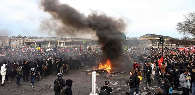 Paris once again became a battlefield