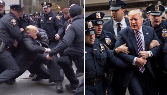 Scenes of Donald Trump's arrest were revealed, what is the truth?