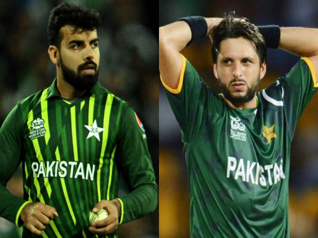 Shahid Afridi's message to Shadab Khan on breaking his own record