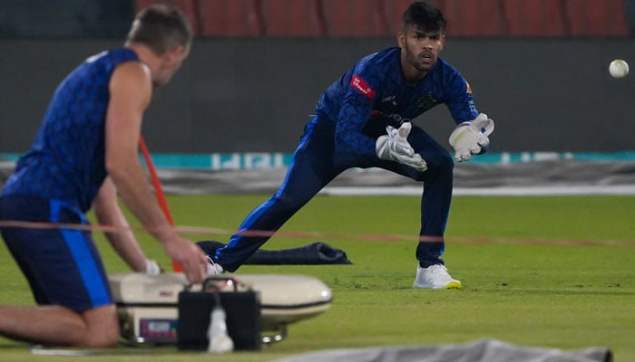 Sultans practice session at Gaddafi Stadium