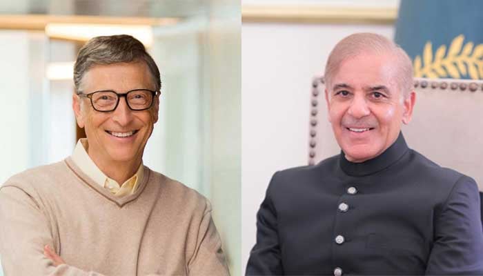 Telephonic communication between Prime Minister Shahbaz Sharif and Bill Gates