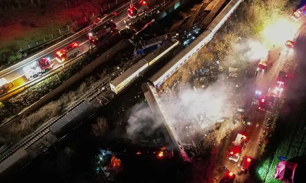 Terrible Train Crash in Greece;  26 people were killed, dozens were injured