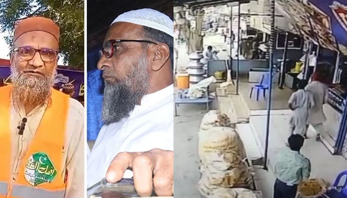 The CCTV footage of the murderous attack on the religious leader has come to light