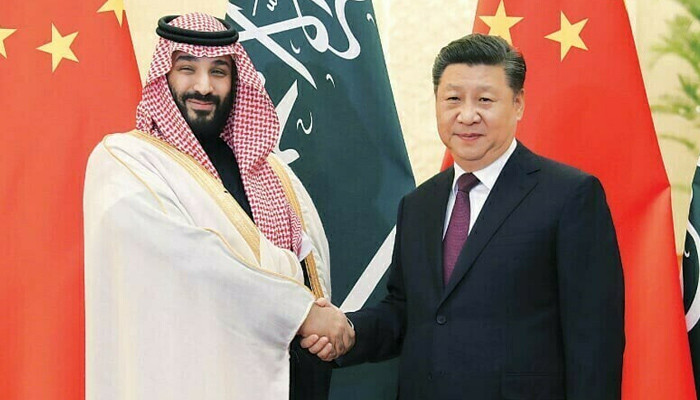 The Chinese President's telephone contact with the Saudi Crown Prince