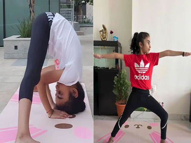 The youngest certified yoga instructor