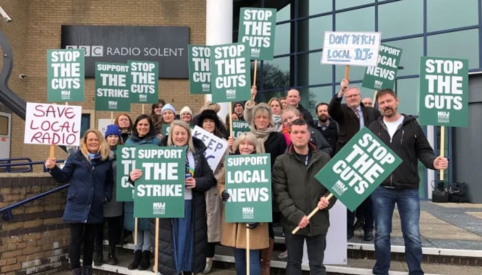 United Kingdom, strike of employees in various departments