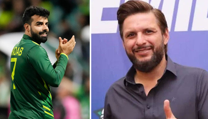 What did Shahid Afridi say about making Shadab captain?