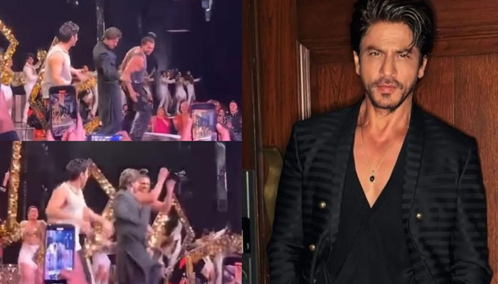 Shah Rukh Khan, Ranveer Singh and Varun Dhawan dance performance on 'Jhume Jo Pathan'