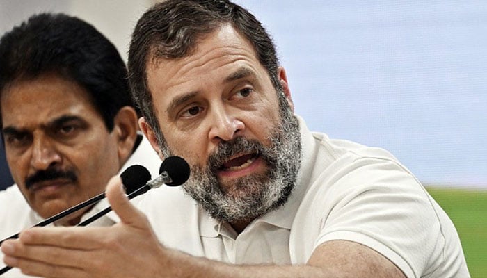 Indian leader Rahul Gandhi found guilty in defamation case File photo