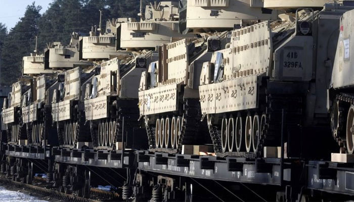 The United States announced an additional 2.6 billion dollars in military aid to Ukraine File photo