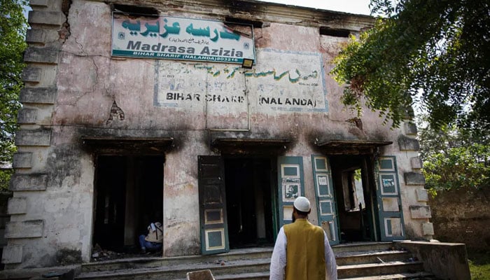 India, Hindutva mob set fire to 110-year-old madrasa and library