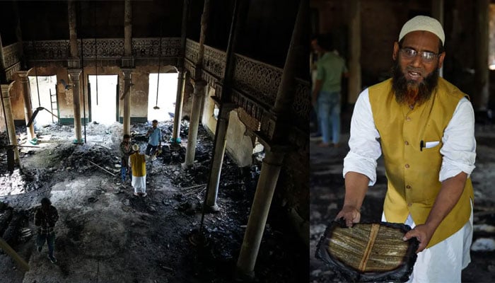 India, Hindutva mob set fire to 110-year-old madrasa and library Photos, international media